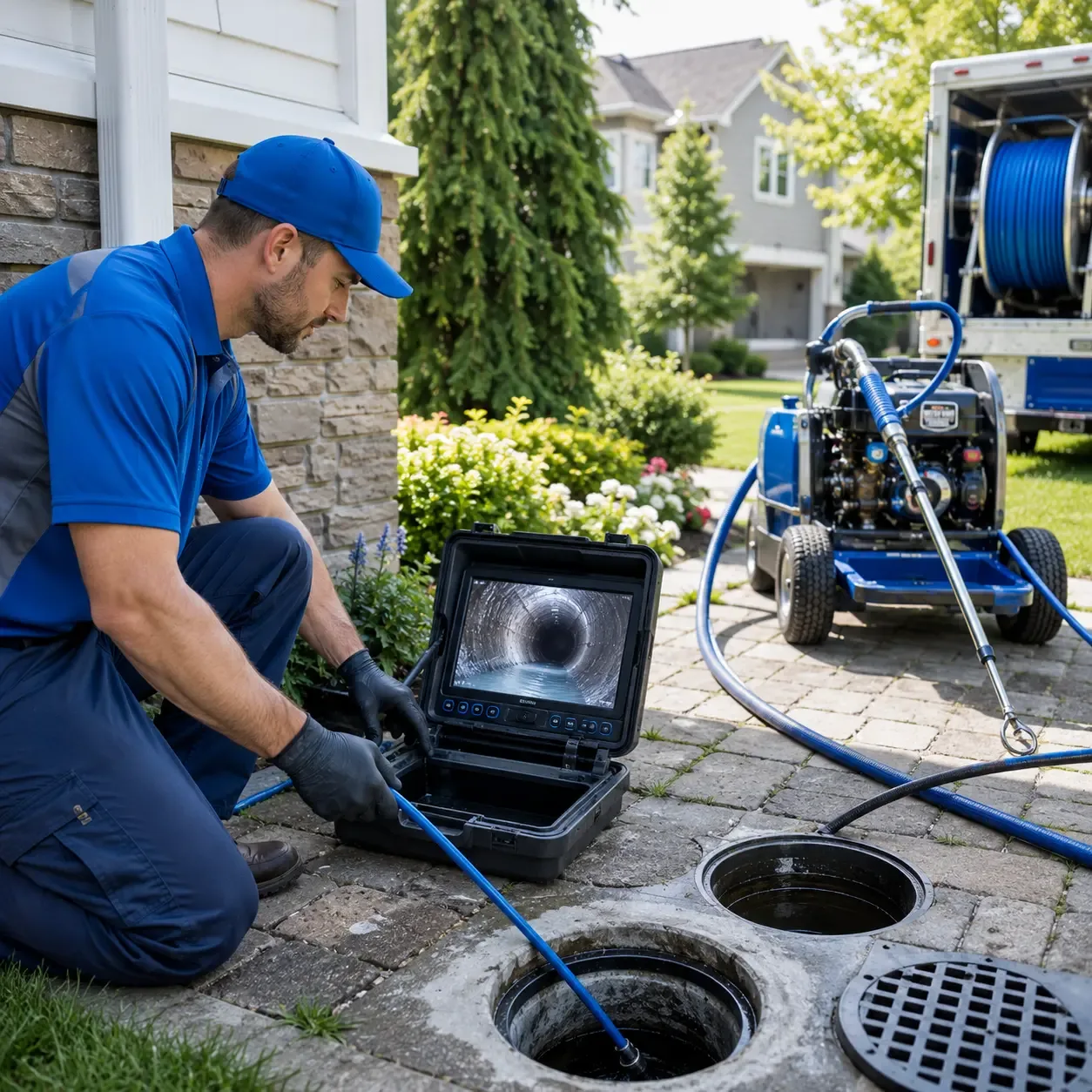 Outdoor drain cleaning professionals serving Gracewood, GA